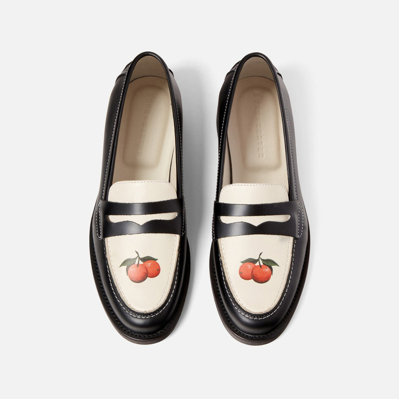 DUKE + DEXTER Wilde Orange Penny Loafer - Women's outlook