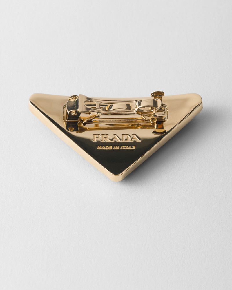 Plexiglas and metal hair clip 3