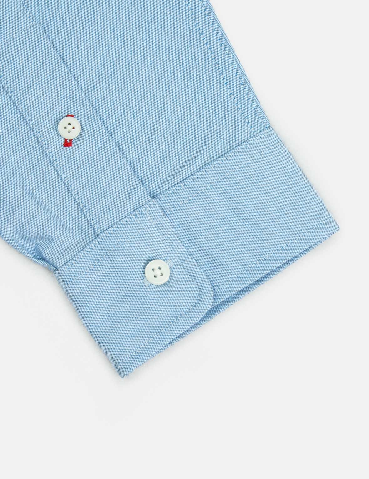 RESTRUCTURED POCKET OXFORD SHIRT - 12