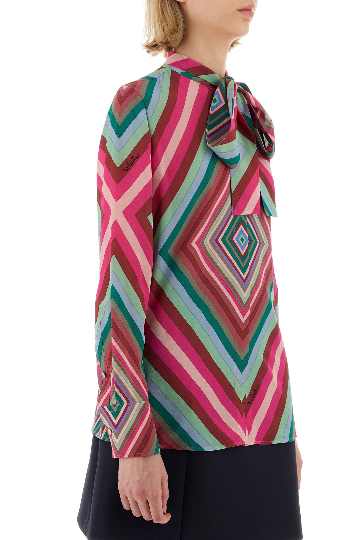Printed crepe shirt - 3