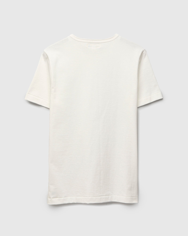 Merz b. Schwanen 215 "Good Originals" Heavyweight 7.2oz Loopwheel T-Shirt in White outlook