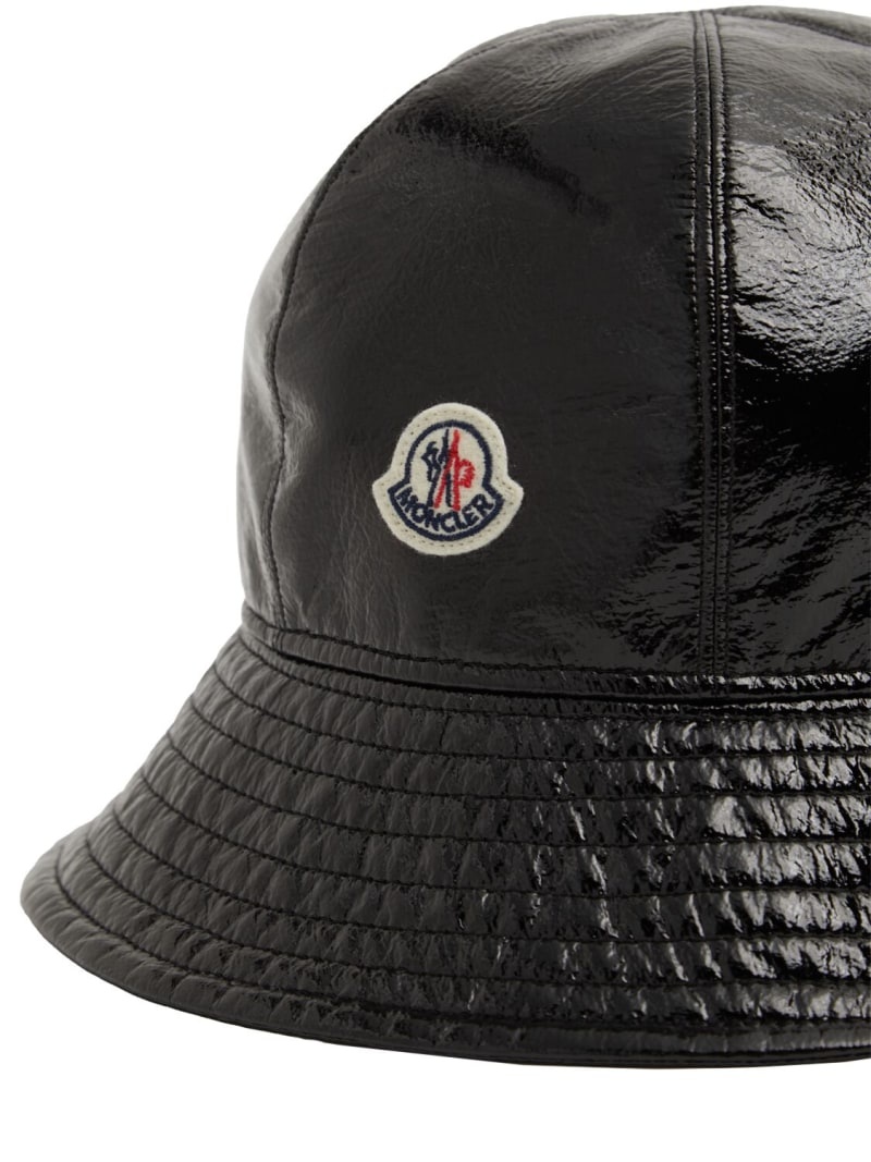 Shiny vinyl bucket hat - 4