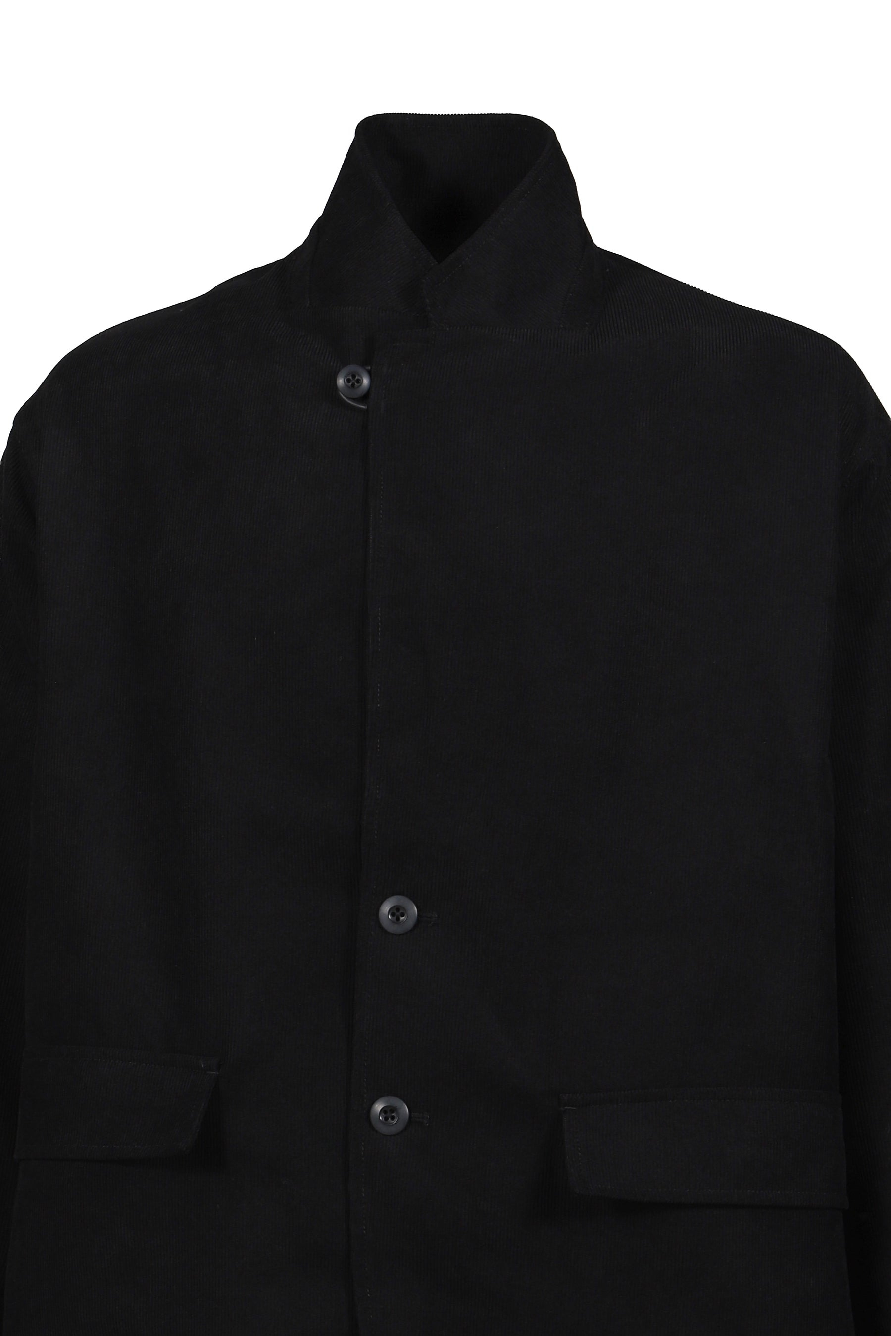 TECH LOOSE 2B JACKET CORDUROY / BLK - 5