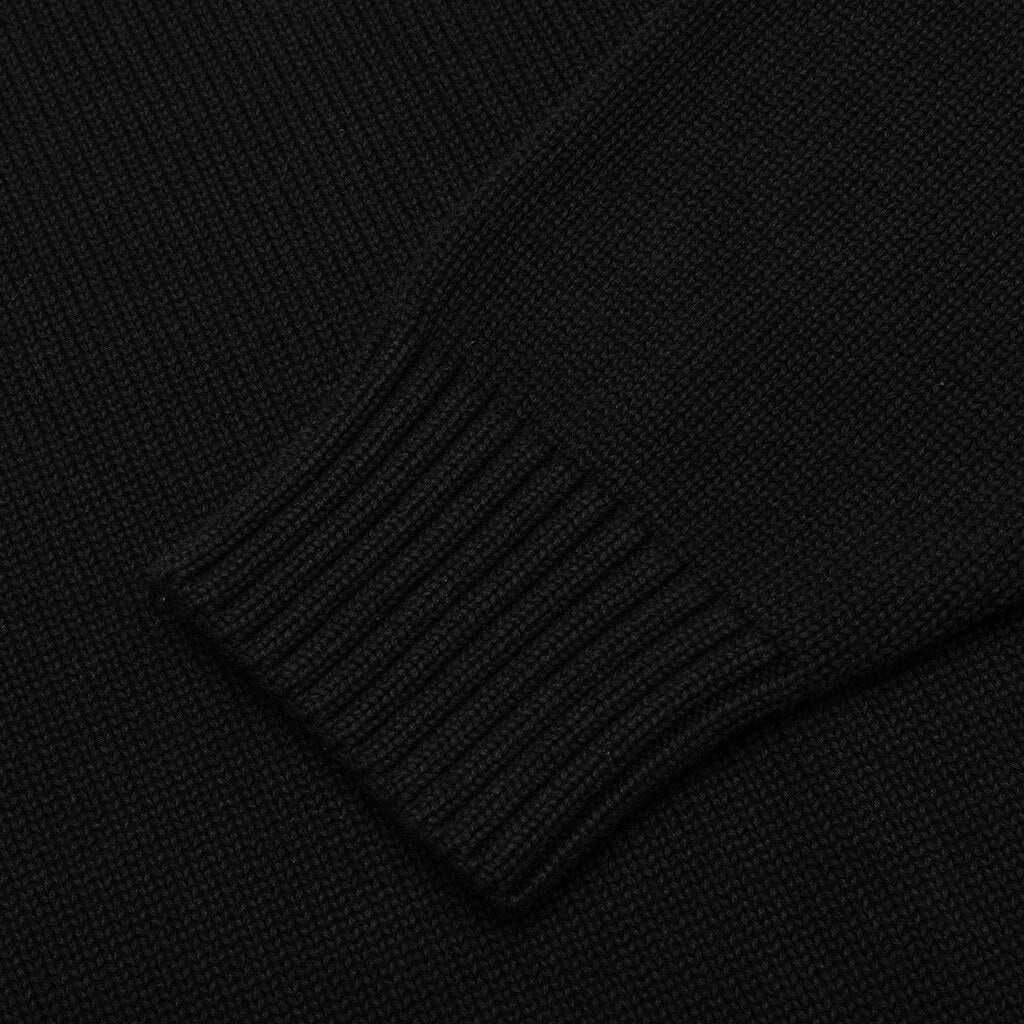 1017 ALYX 9SM LOGO KNIT HOODED SWEATER - BLACK - 4
