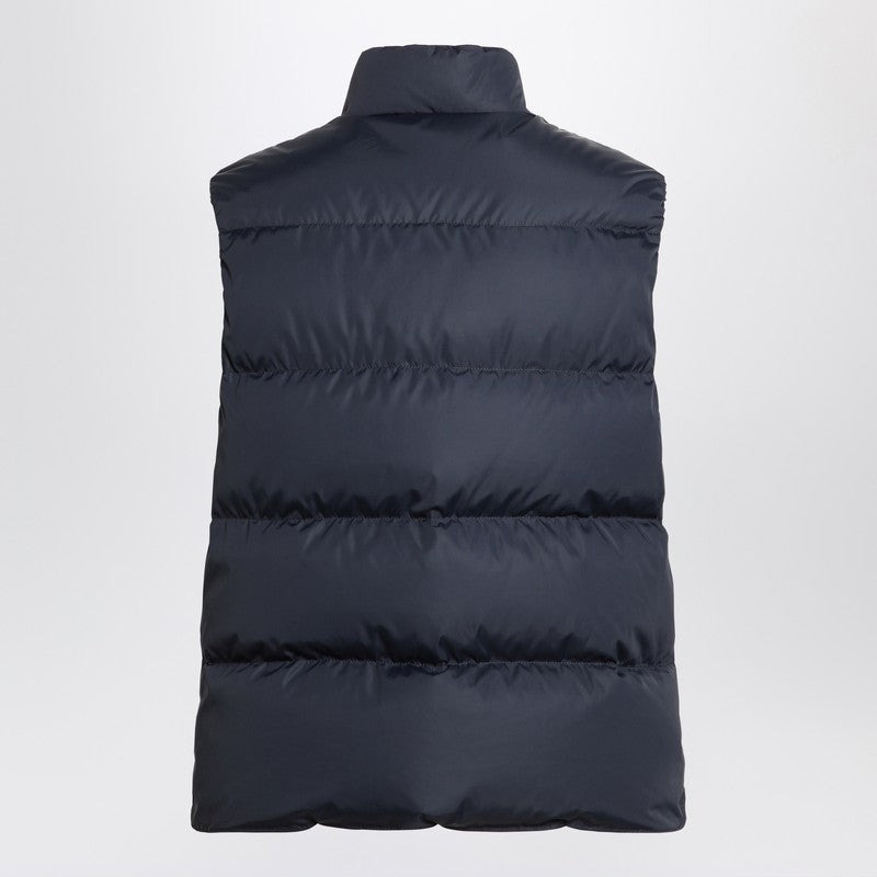 Prada Blue Padded Vest In Re-Nylon Men - 2
