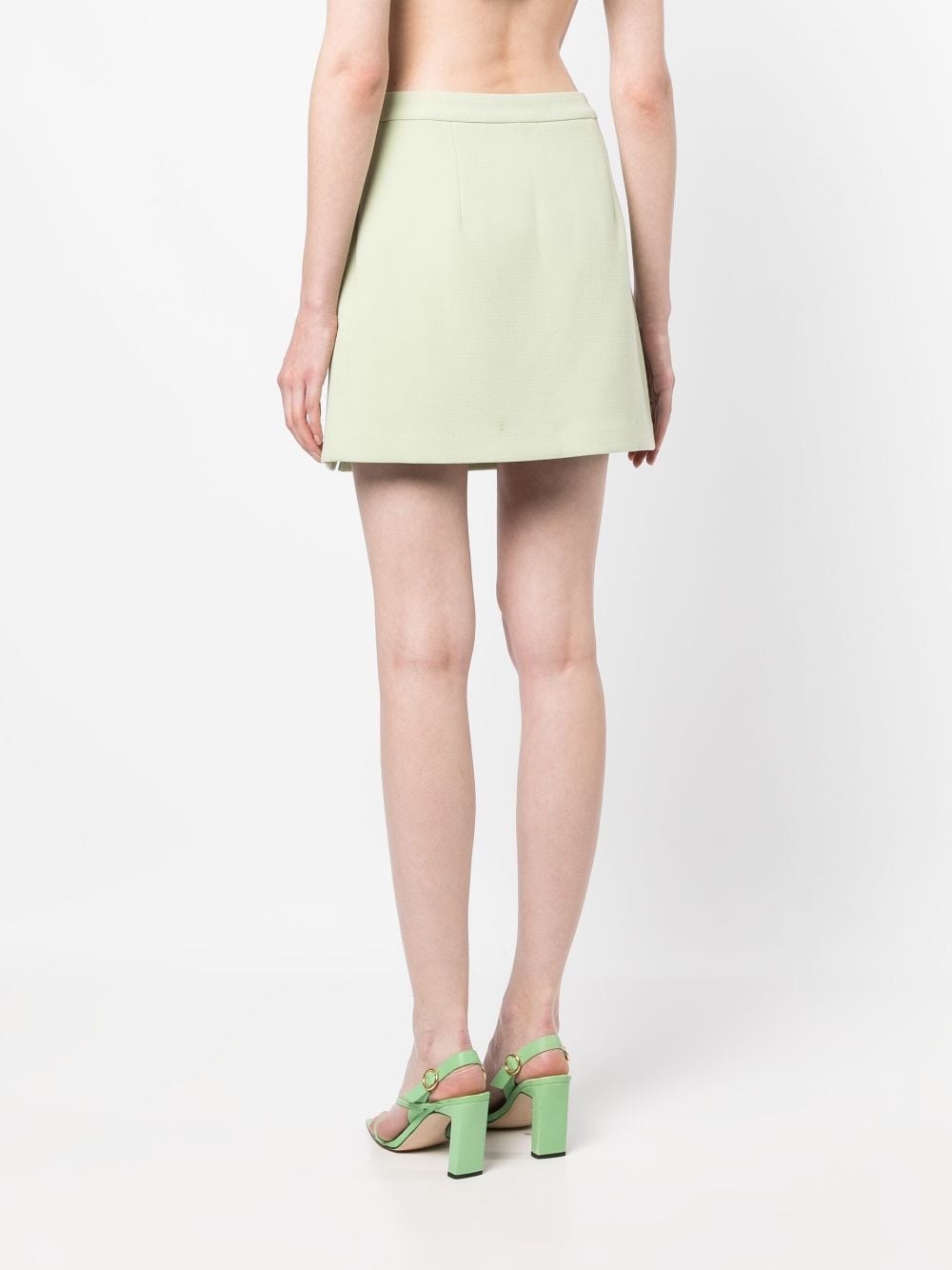 Maro floral-appliqué skirt - 4