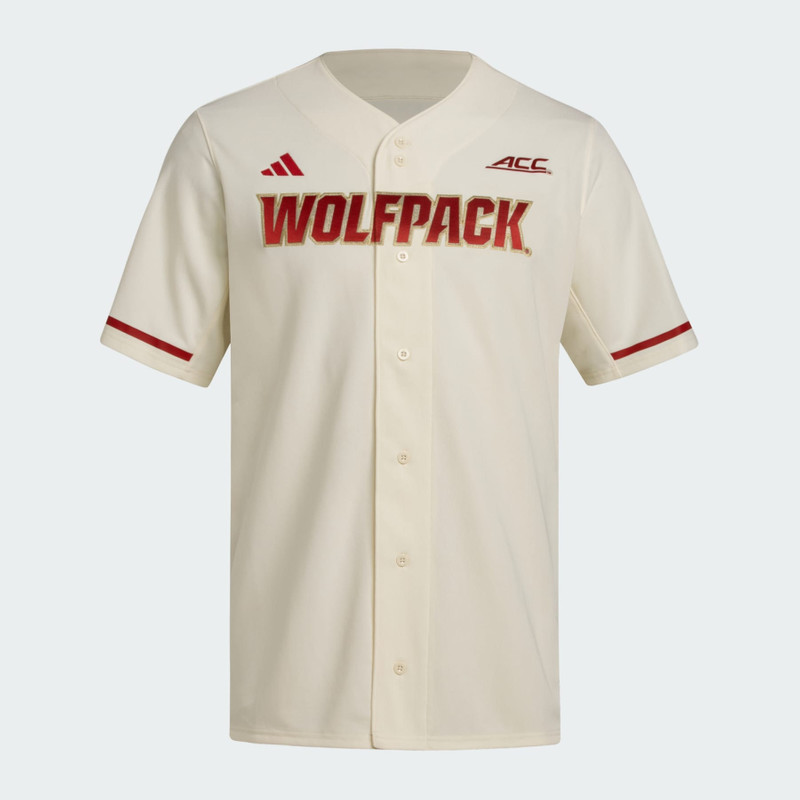 NC State Full-Button Jersey - 1