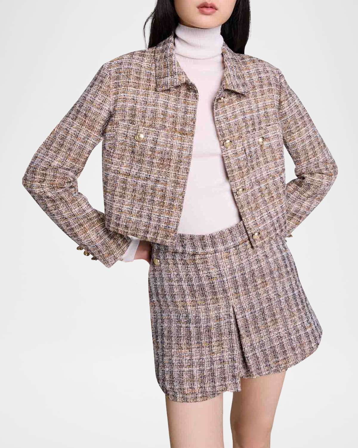 Villoji Tweed Blazer - 4