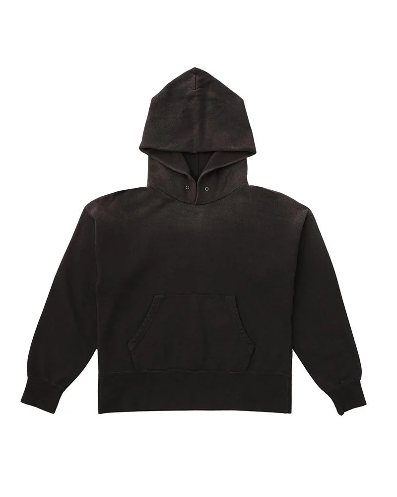 COURT HOODIE P.O. DMGD BLACK - 1