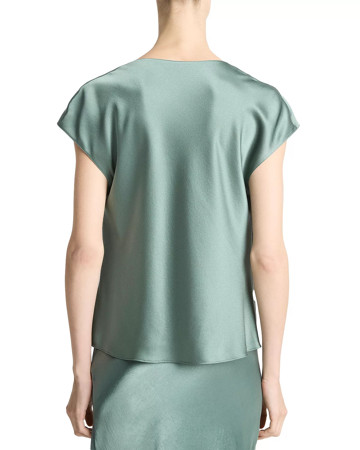 Cowl Neck Silk Blouse - 2