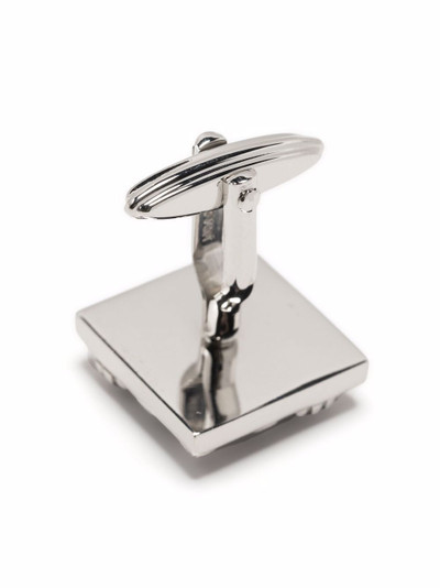 Lanvin embossed-design cufflinks outlook