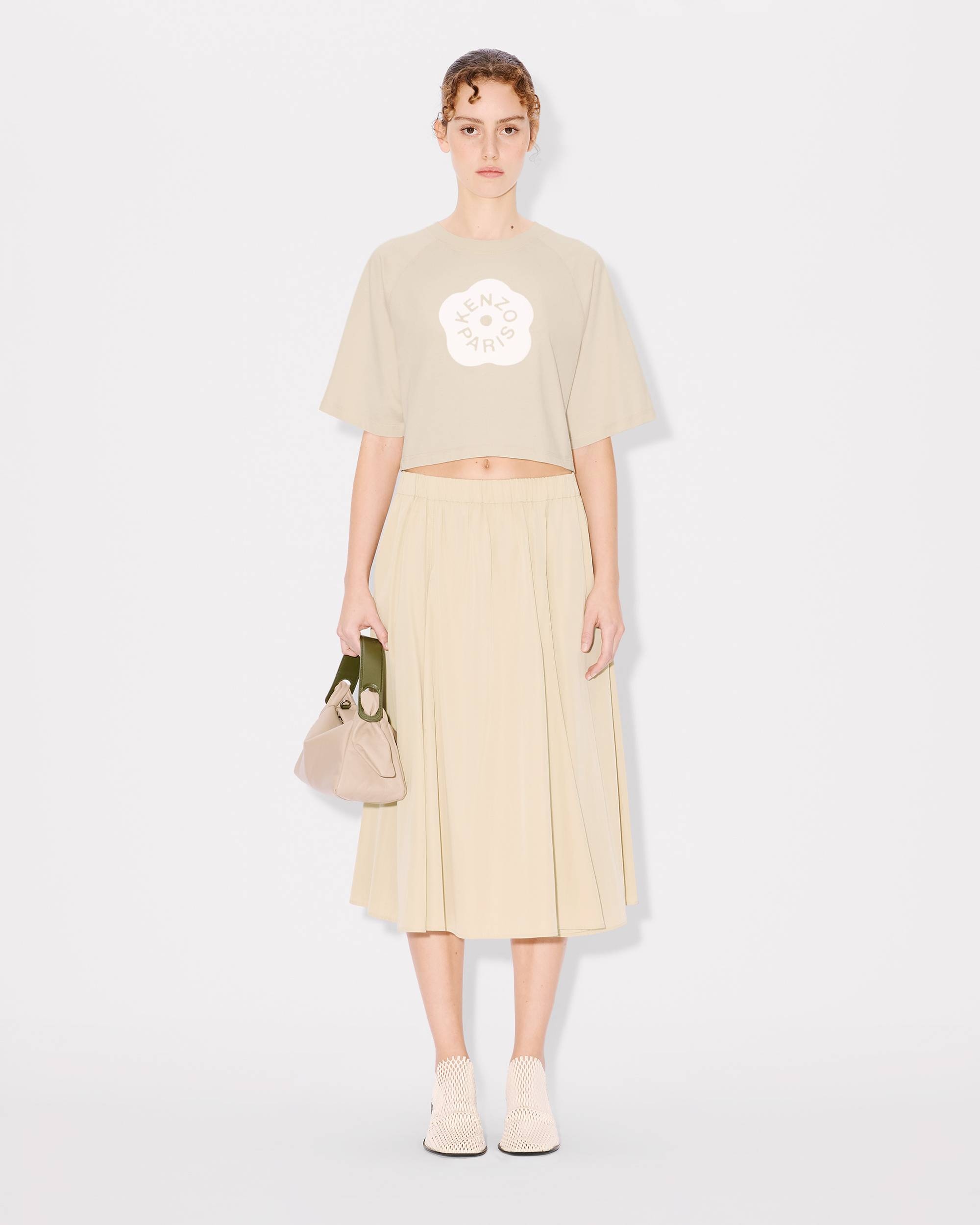 'Boke Flower 2.0' cropped T-shirt in cotton - 5