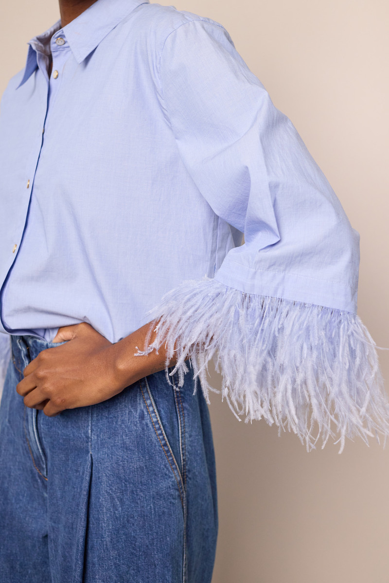 Chester Shirt Tailored Meets Playful in Feathered Perfection 4