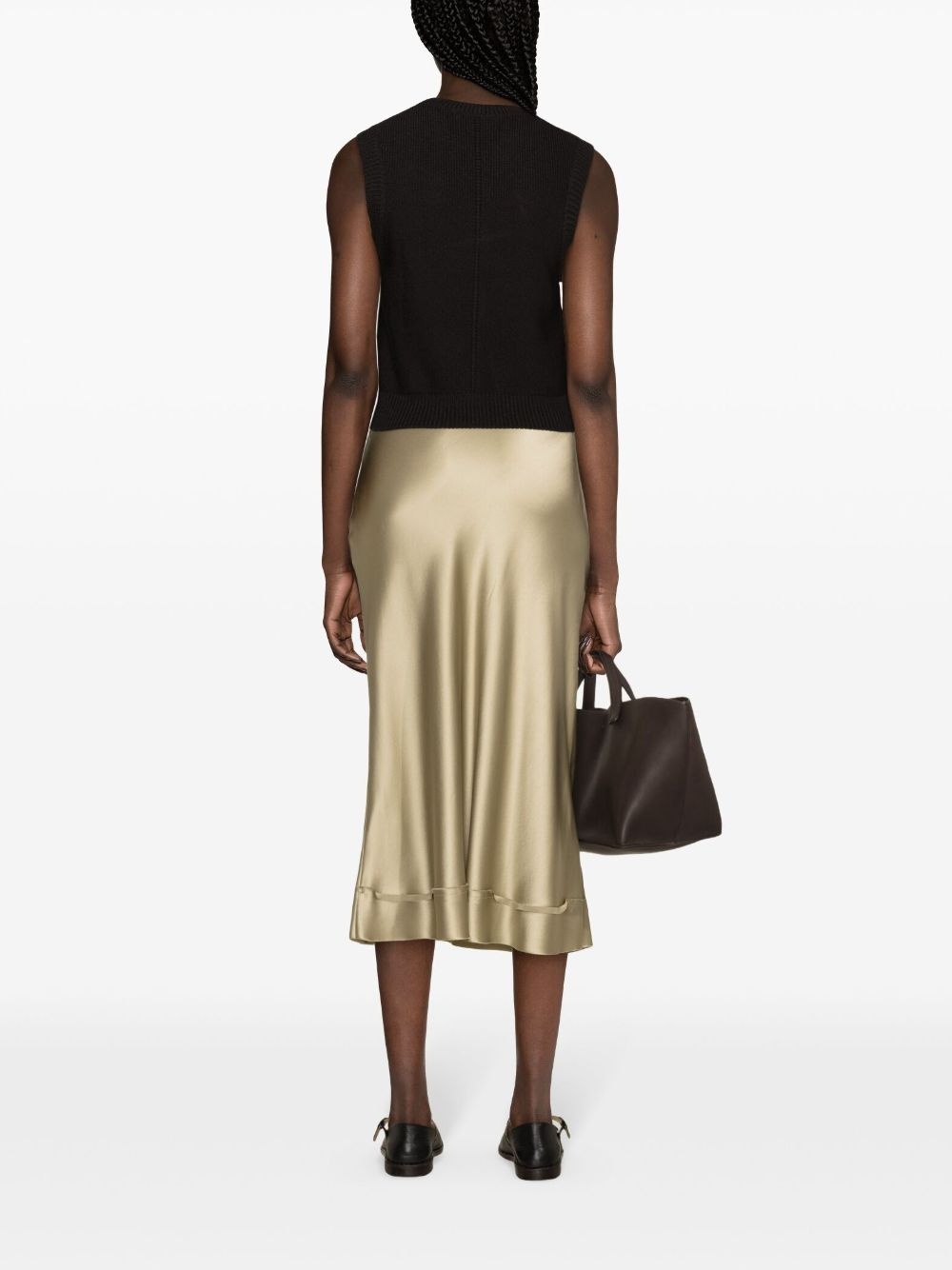 sleeveless cropped vest - 4