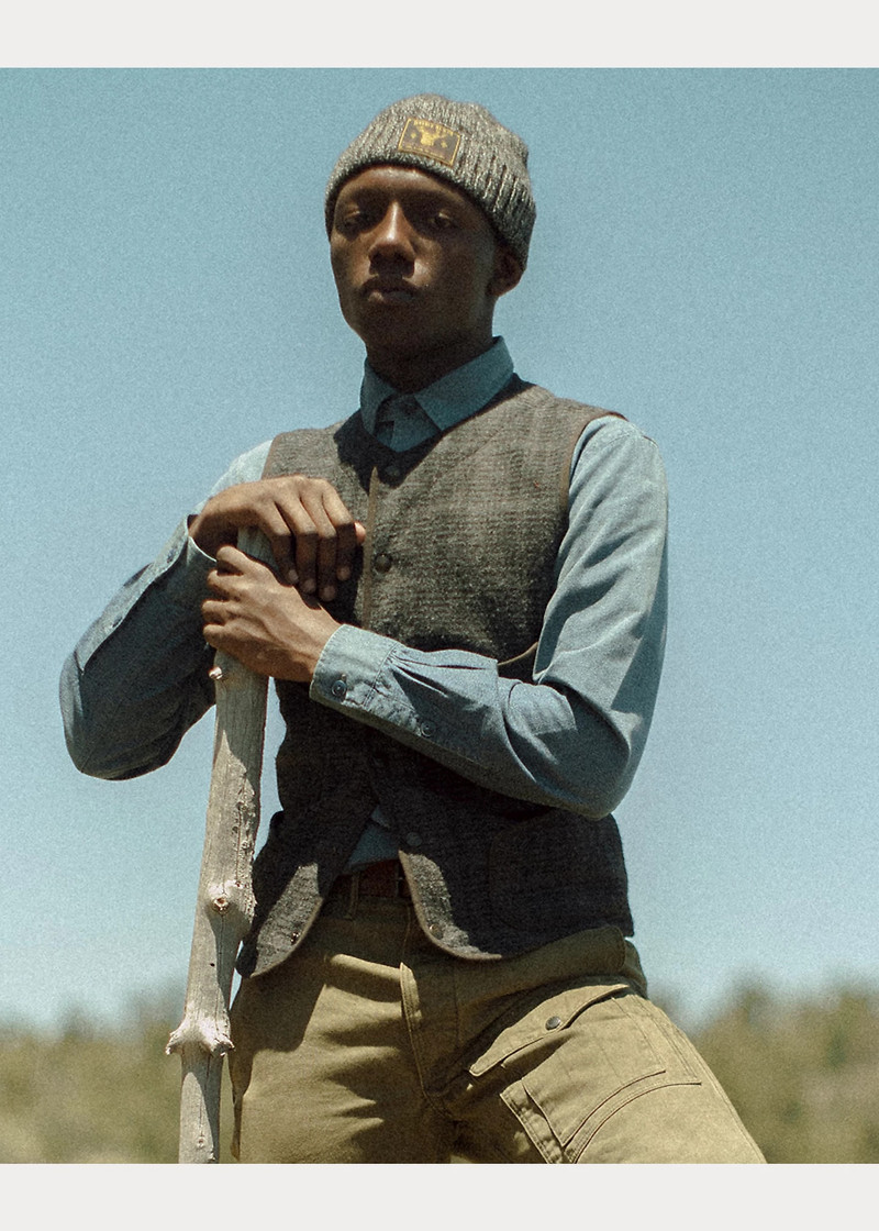 Plaid Double-Knit Jacquard Vest 7