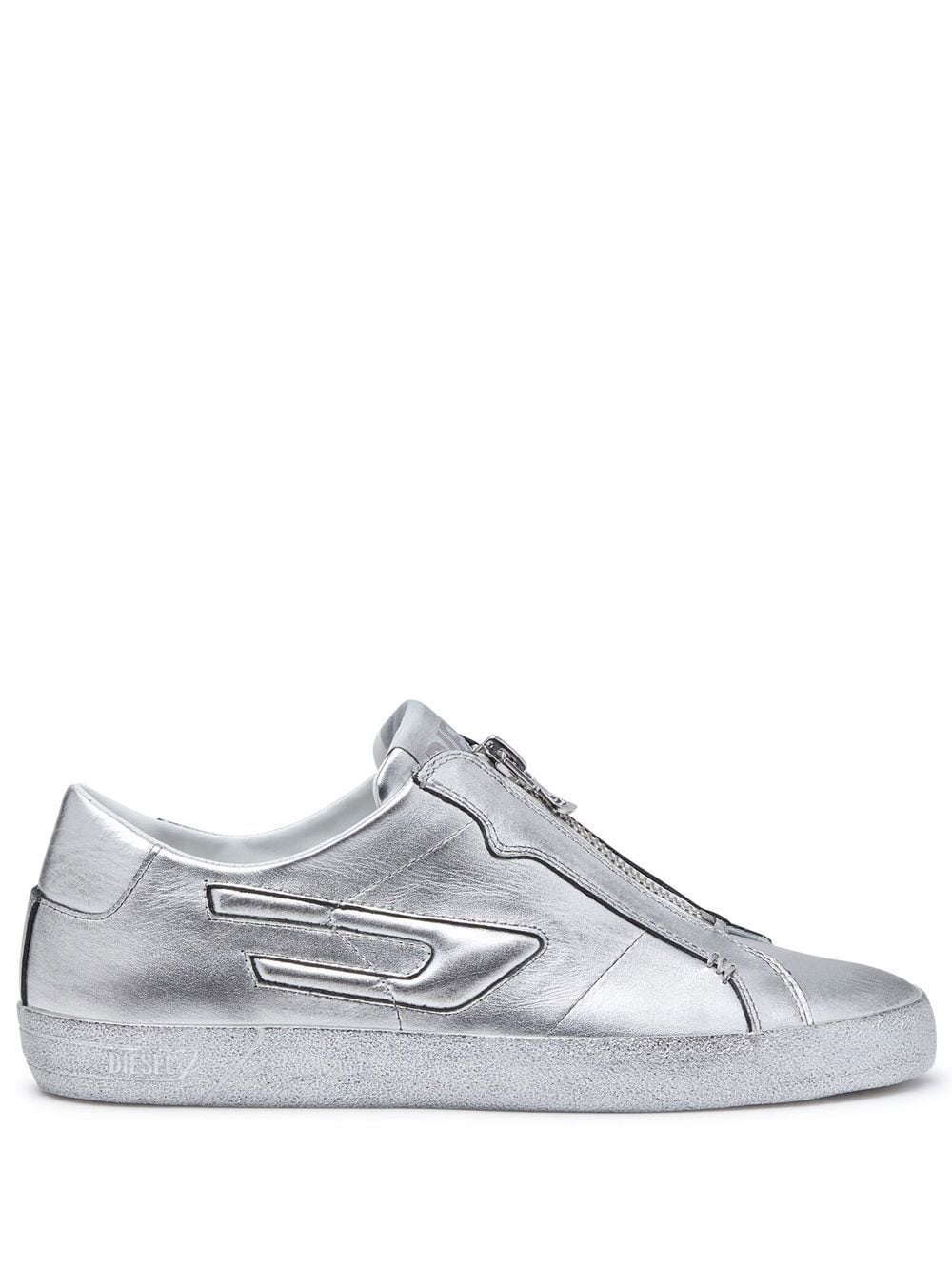 logo-patch low-top sneakers - 1