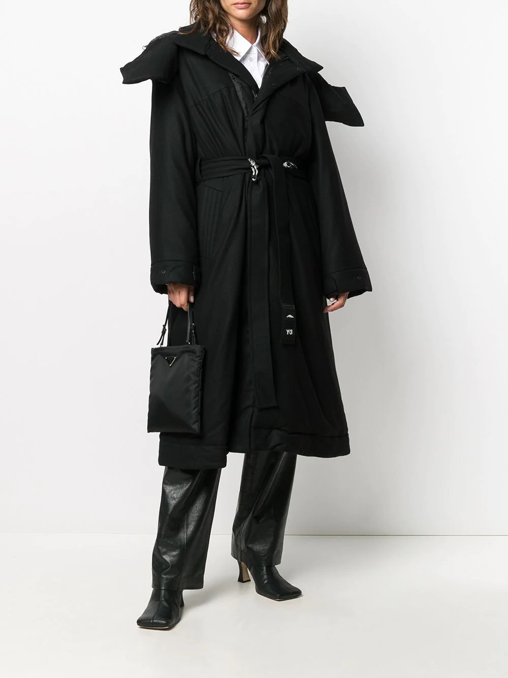 oversize collar coat - 2