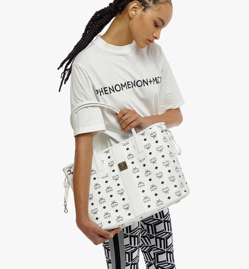 MCM Reversible Liz Shopper in Visetos outlook