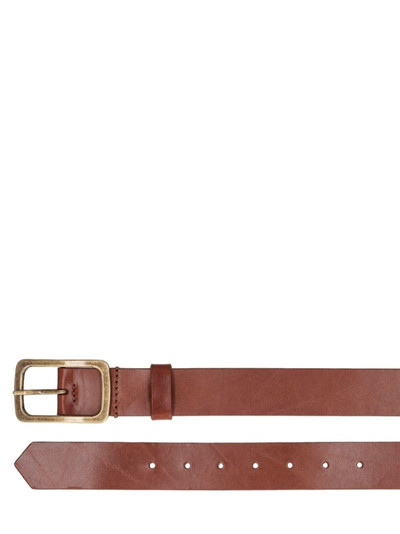 Dries Van Noten 3.5cm leather buckle belt outlook