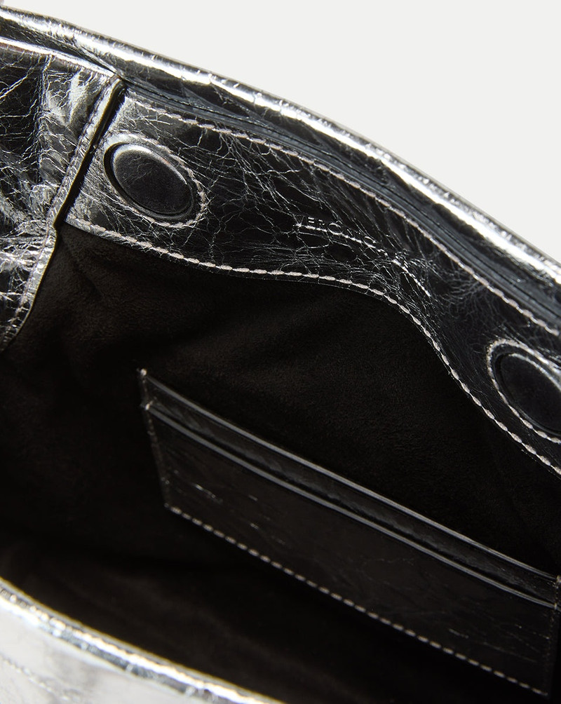 SMALL METALLIC VERONICA BEARD SLOUCH SHOULDER BAG 4