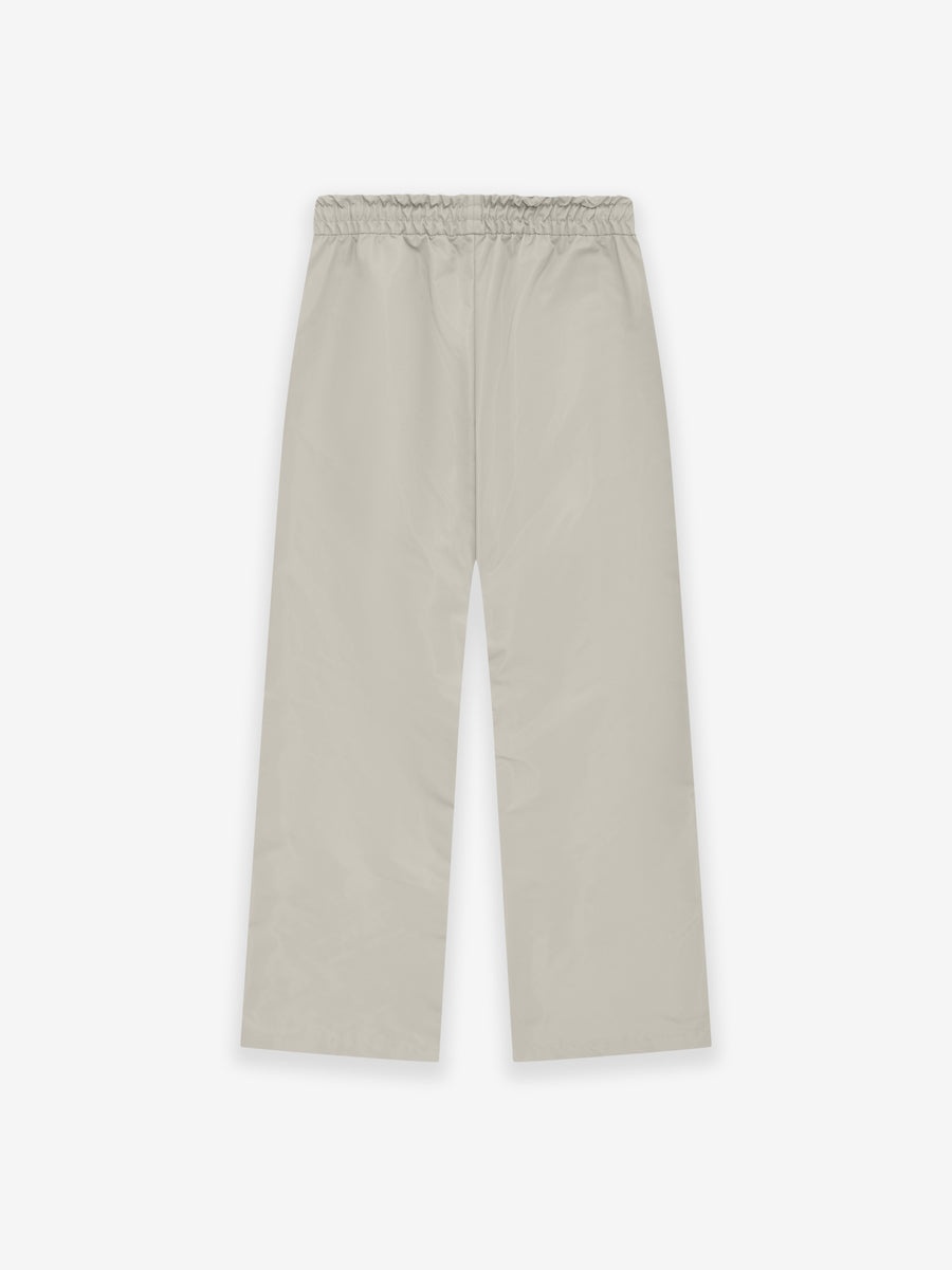 Heavy Nylon Knee Pleat Wide Leg Pant - 2