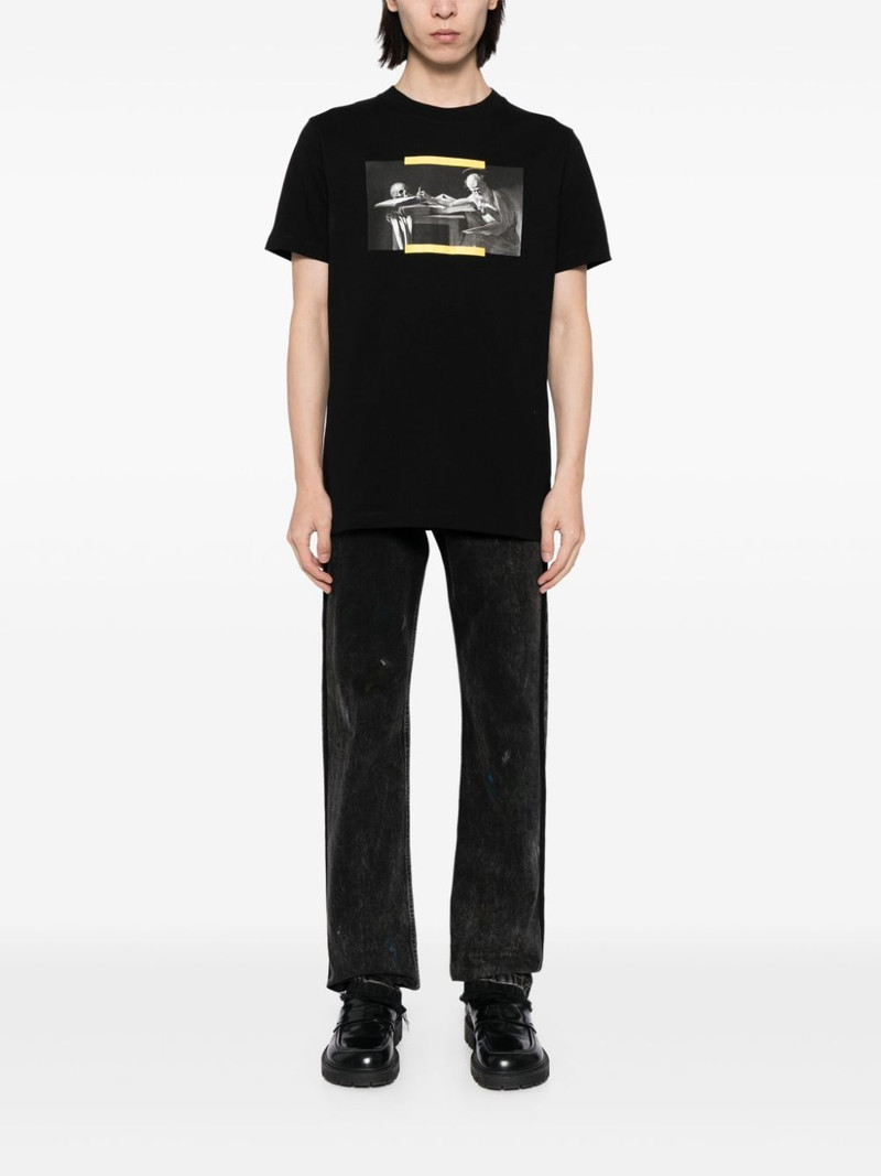 Off-White graphic-print cotton T-shirt outlook