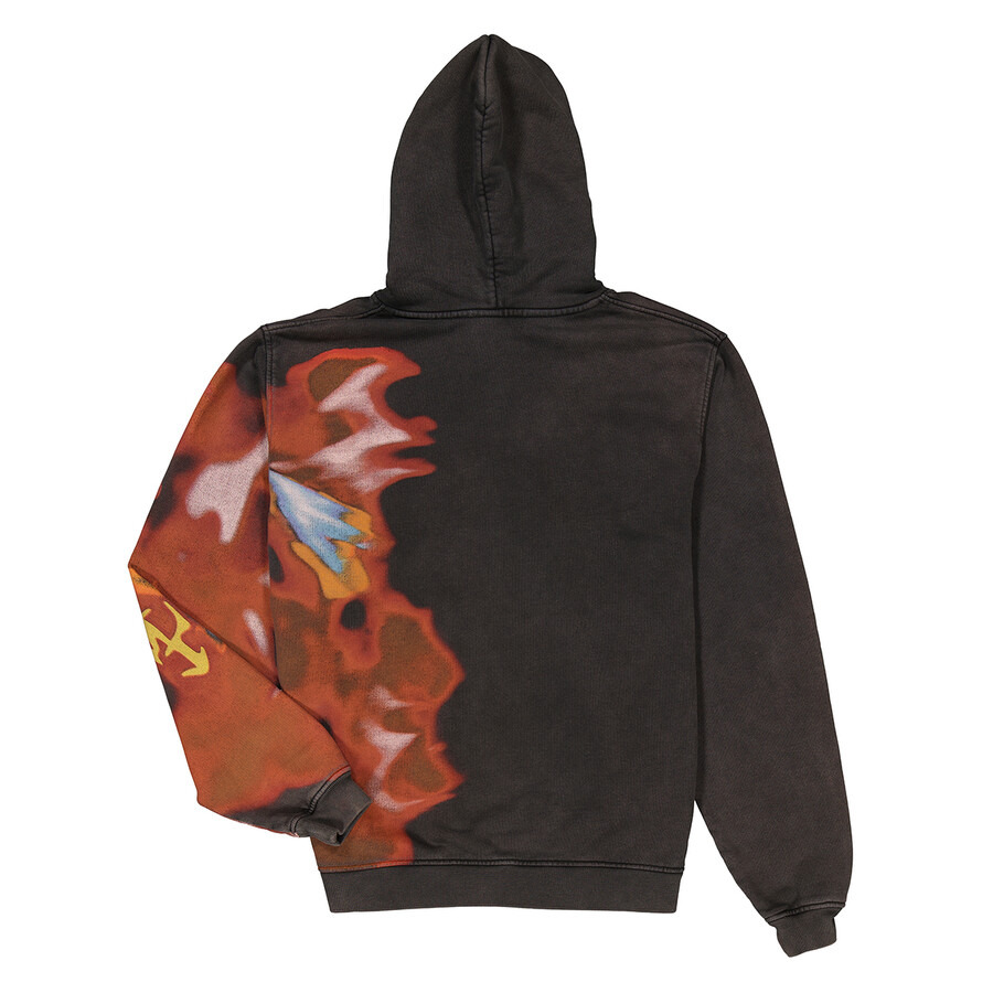 Ambush Men's Black Graphic-Print Cotton Hoodie - 2