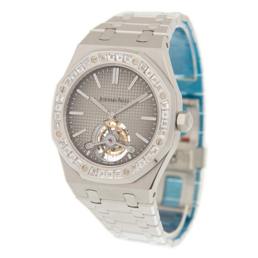Audemars Piguet Royal Oak Tourbillon Extra- Thin Smkoked Grey Dial Men's Watch 26516PT.ZZ.1220PT.01 - 3