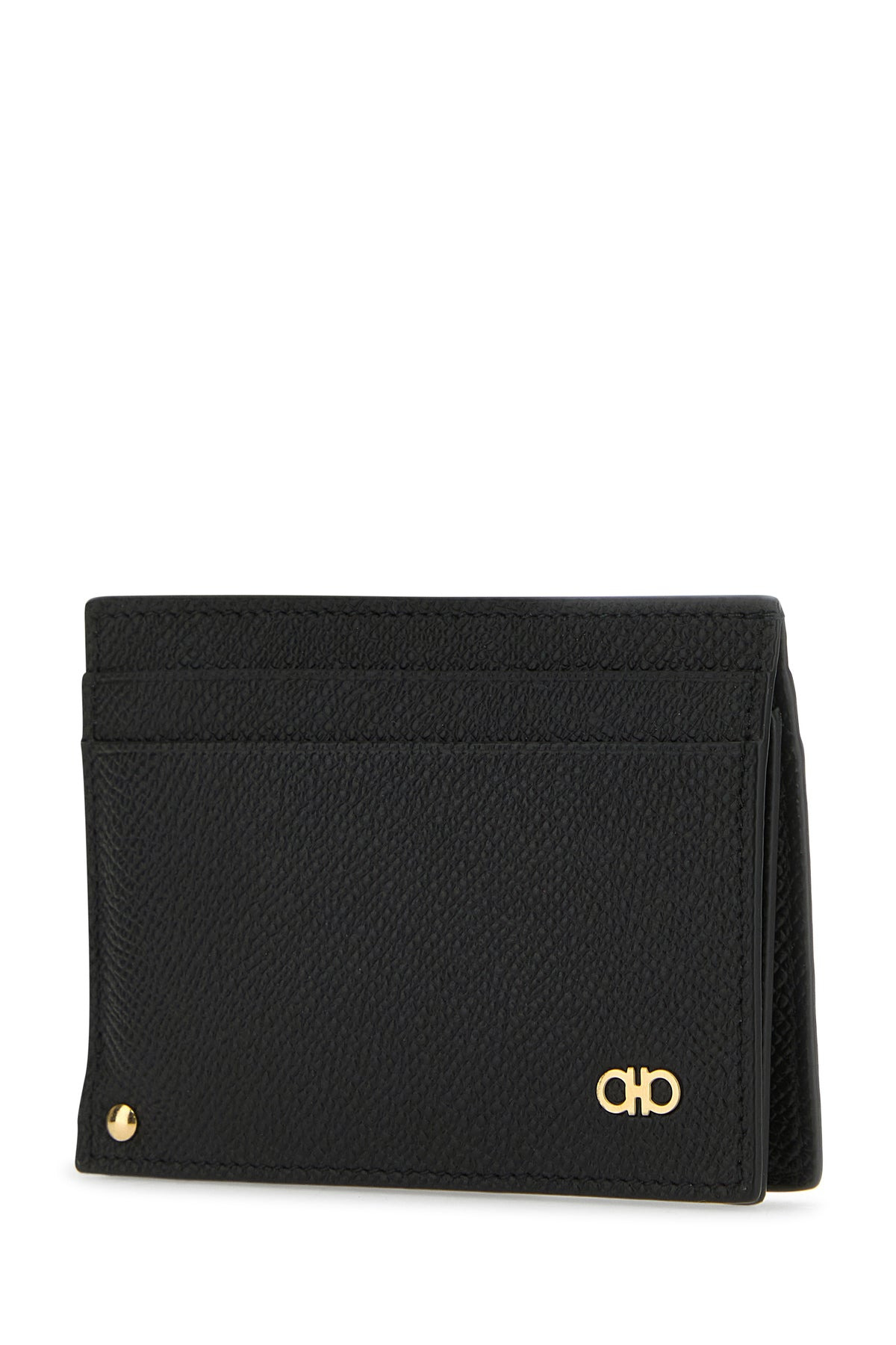 Black leather card holder - 2