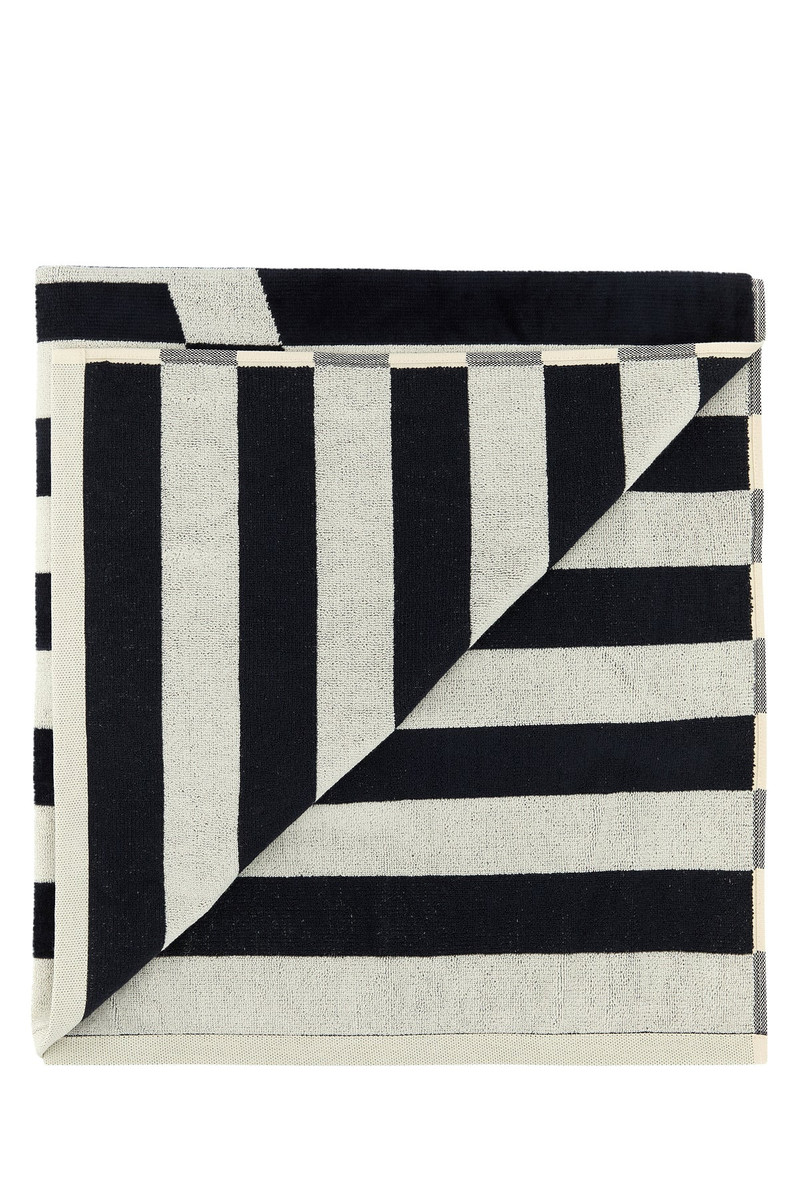 AMI Paris Printed terry fabric beach towel outlook