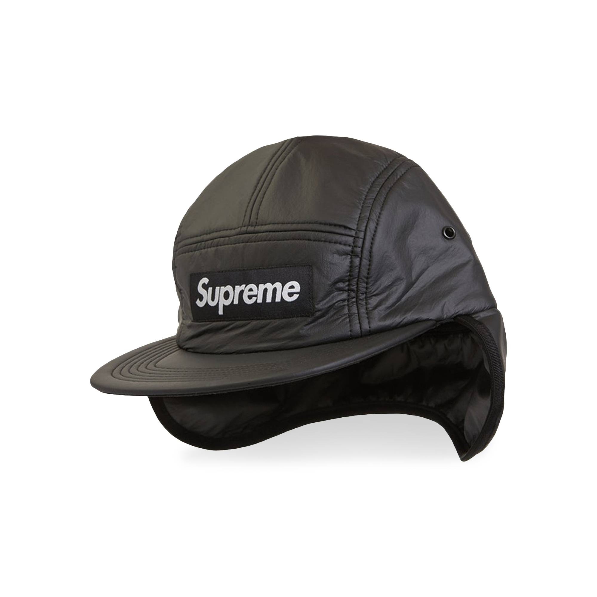 Supreme x PrimaLoft Earflap Camp Cap 'Black' - 1