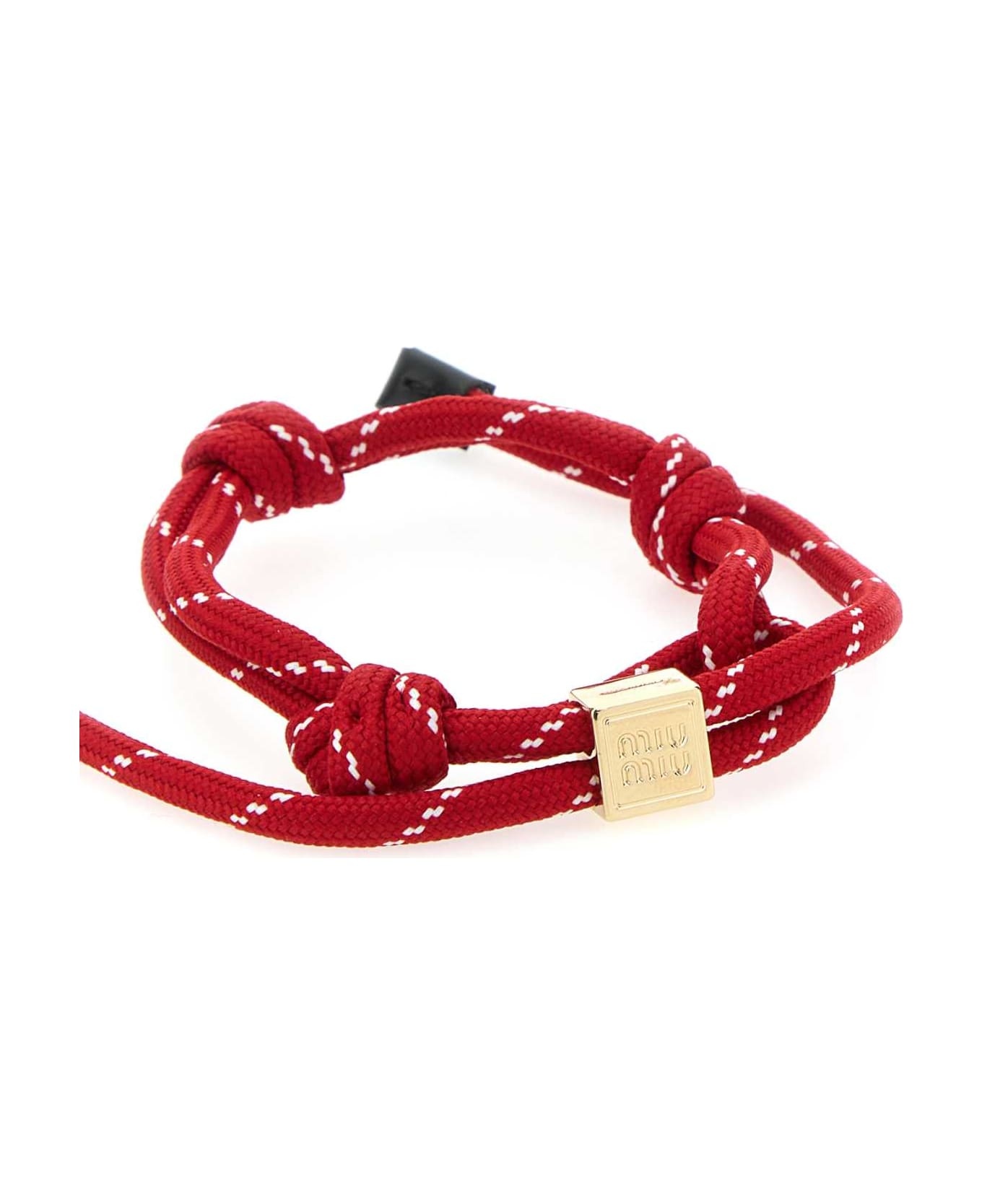 Red Fabric Bracelet - 2