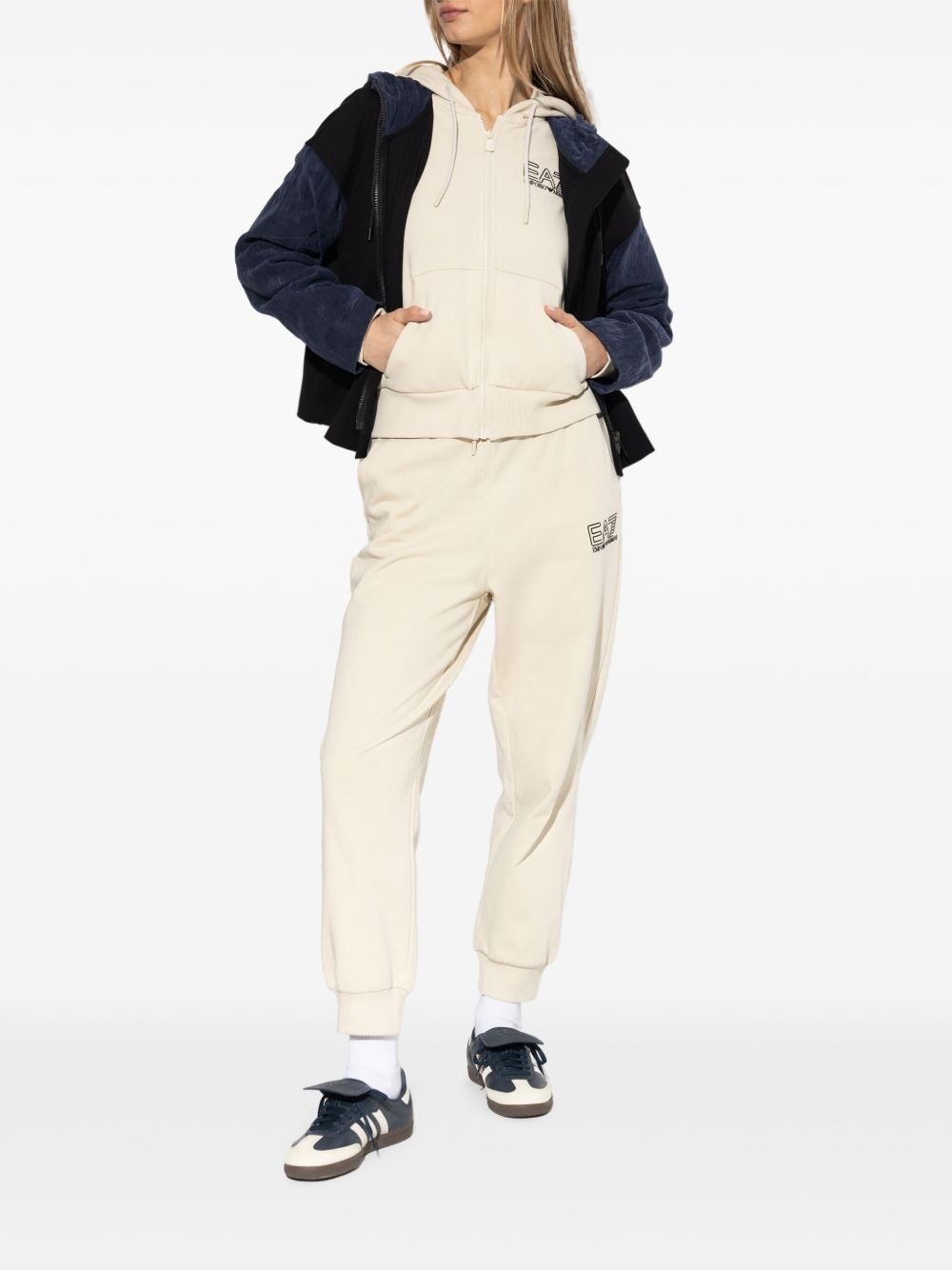 logo hooded jacket - 2