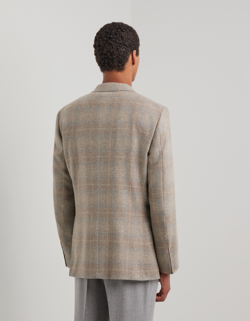 EXCLUSIVE BEIGE PURE CASHMERE JACKET 4