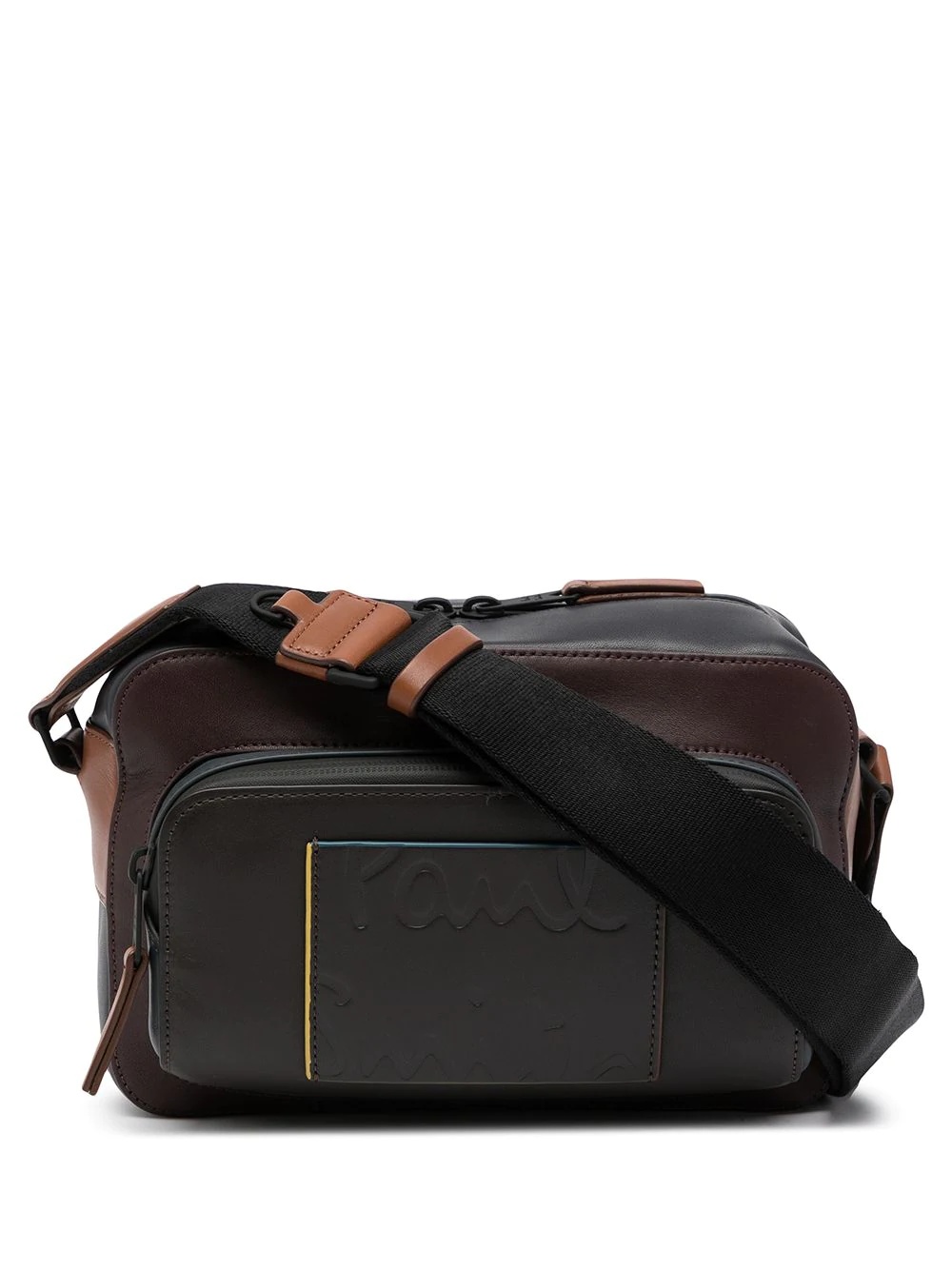 zipped messenger bag - 1