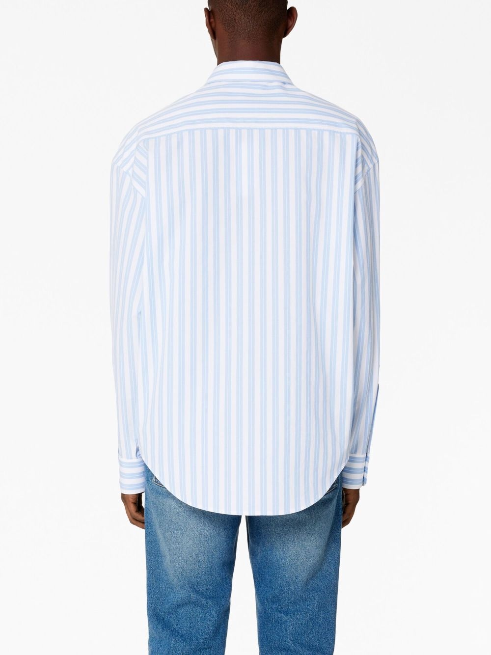 striped cotton shirt - 5