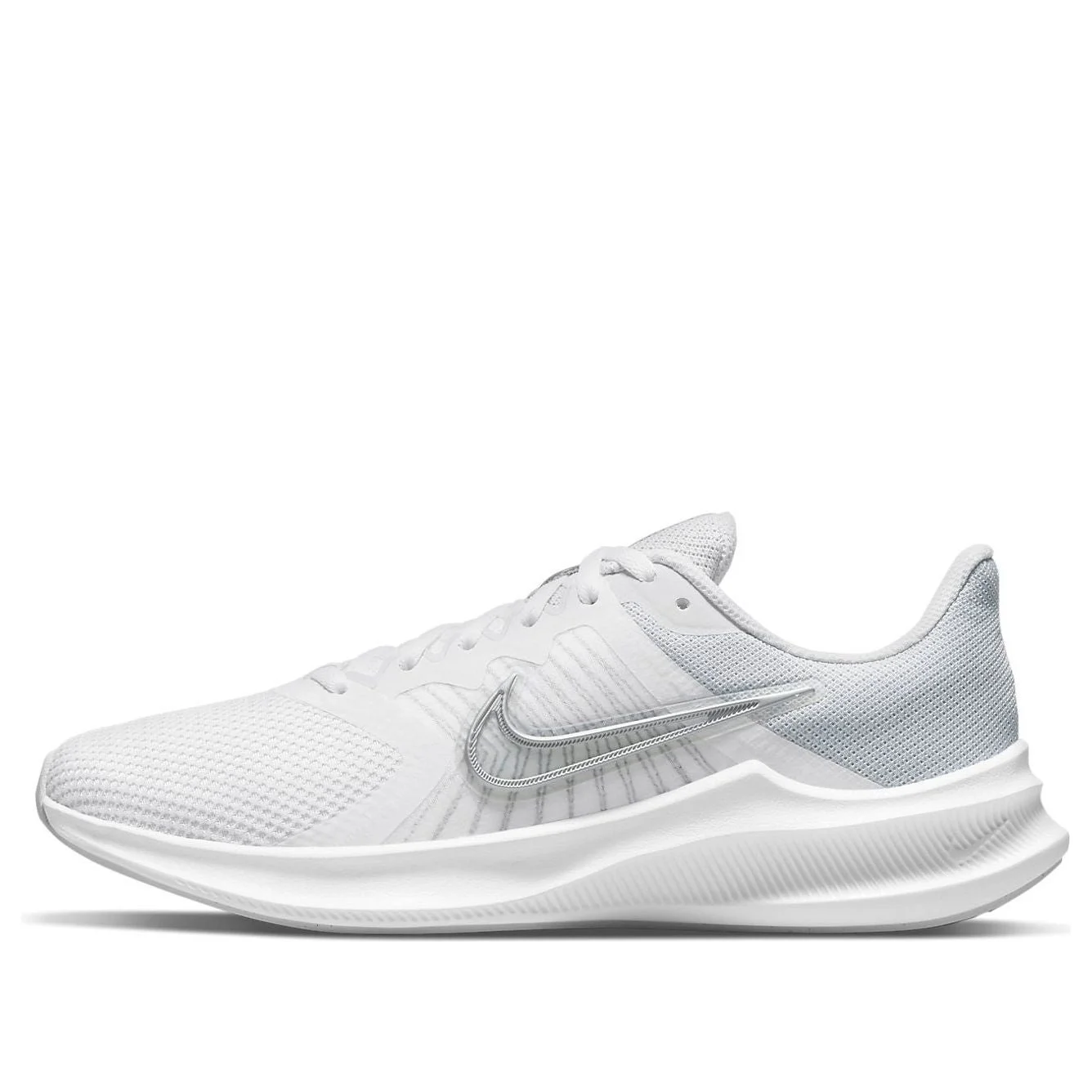 (WMNS) Nike Downshifter 11 'White Metallic Silver' CW3413-100 - 1