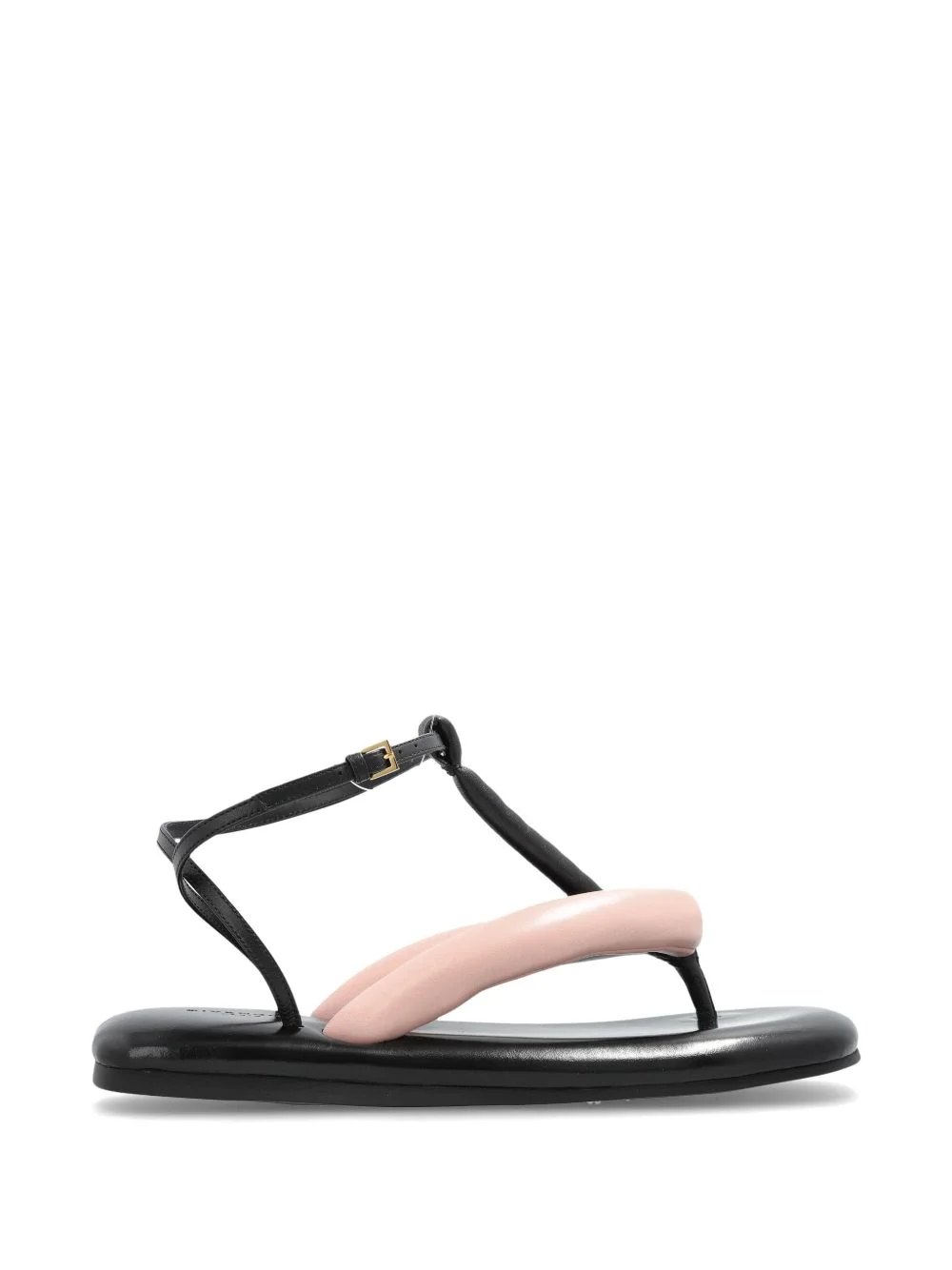 Boudoir padded leather flip-flops - 1