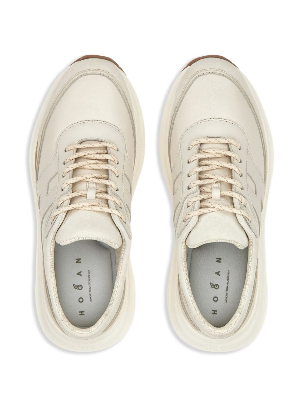 H696 leather sneakers - 6