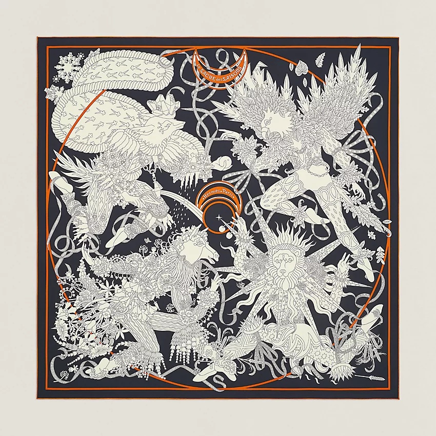 Le Sacre des Saisons scarf 90 1