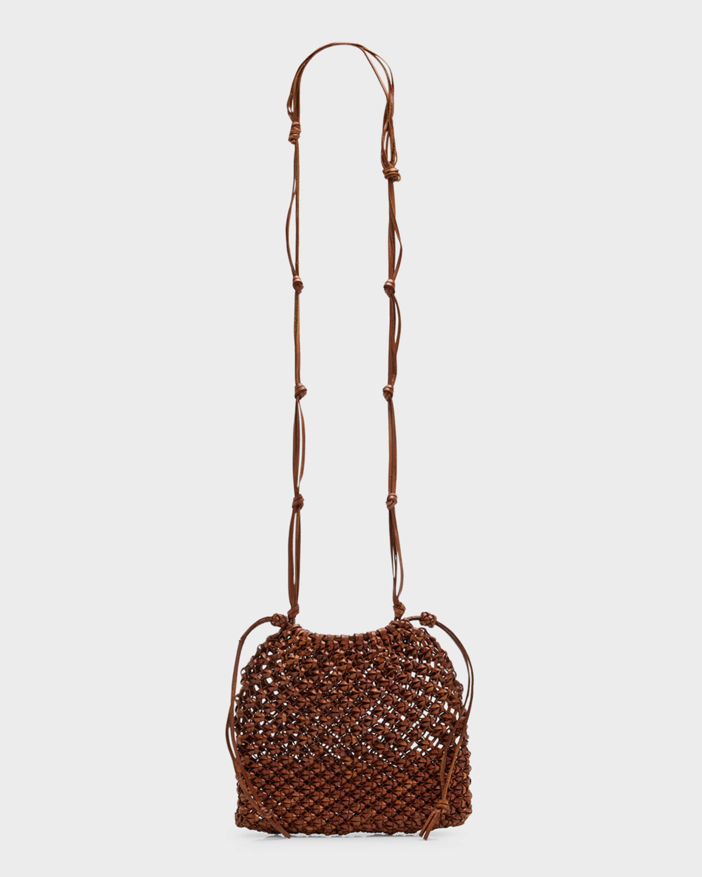 Tulia Knotted Leather Crossbody Bag - 1