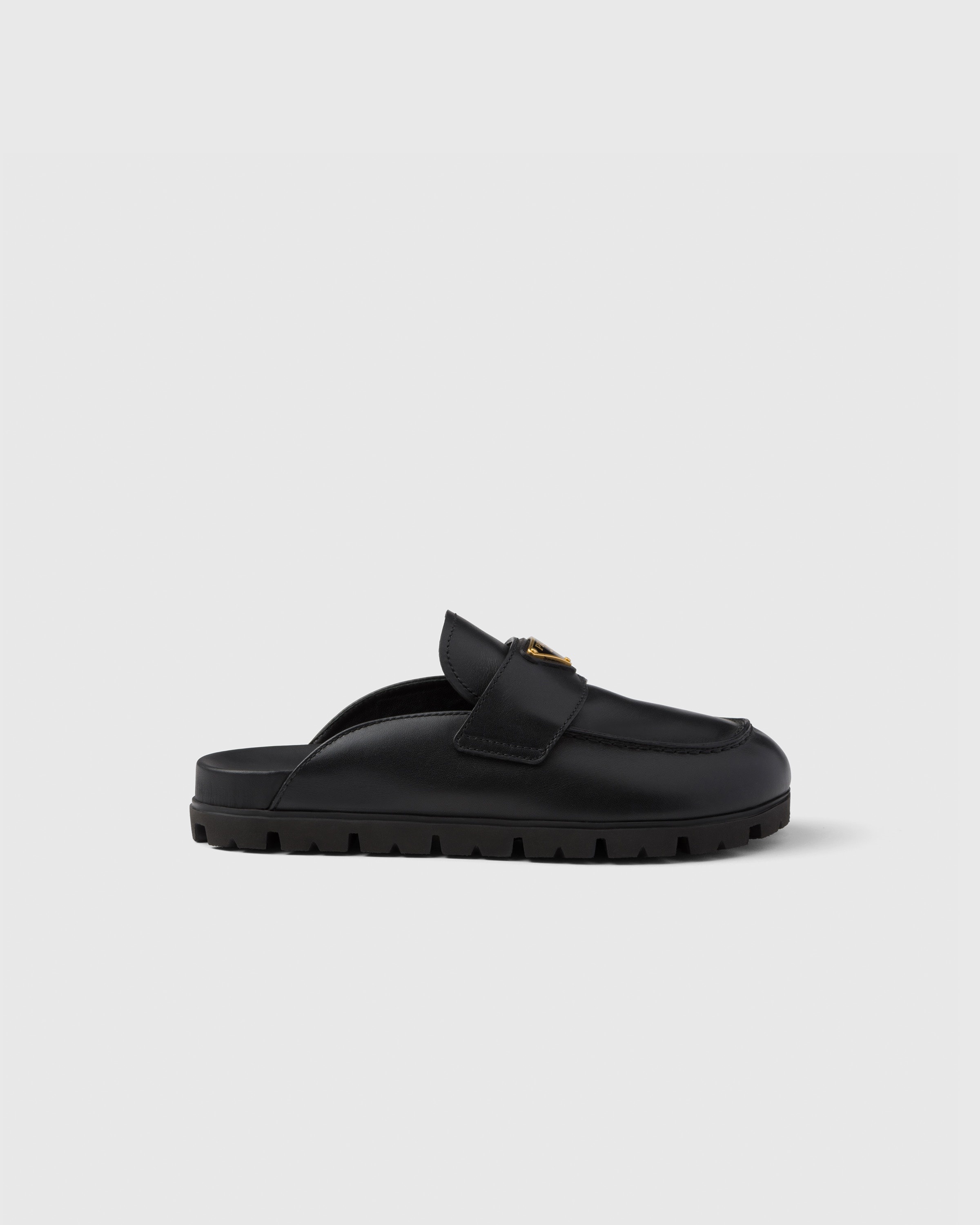 Prada レザー ミュール Leather mules ★関税込 Prada Leather mules | REVERSIBLE