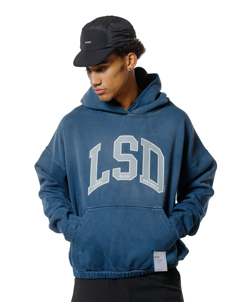 SATISFY SoftCell Hoodie LSD Sun Bleached Indigo outlook