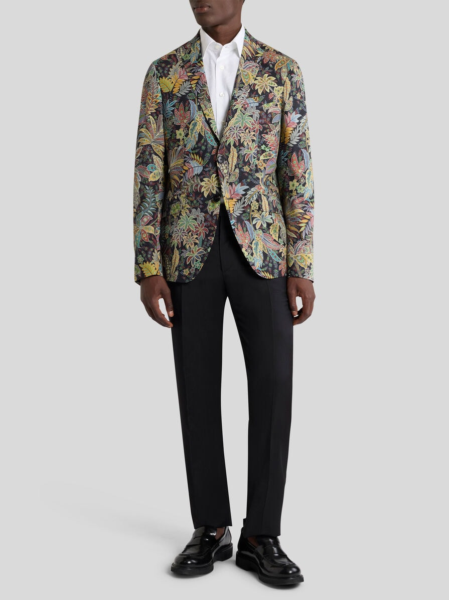 PRINTED WOOL GABARDINE JACKET - 3
