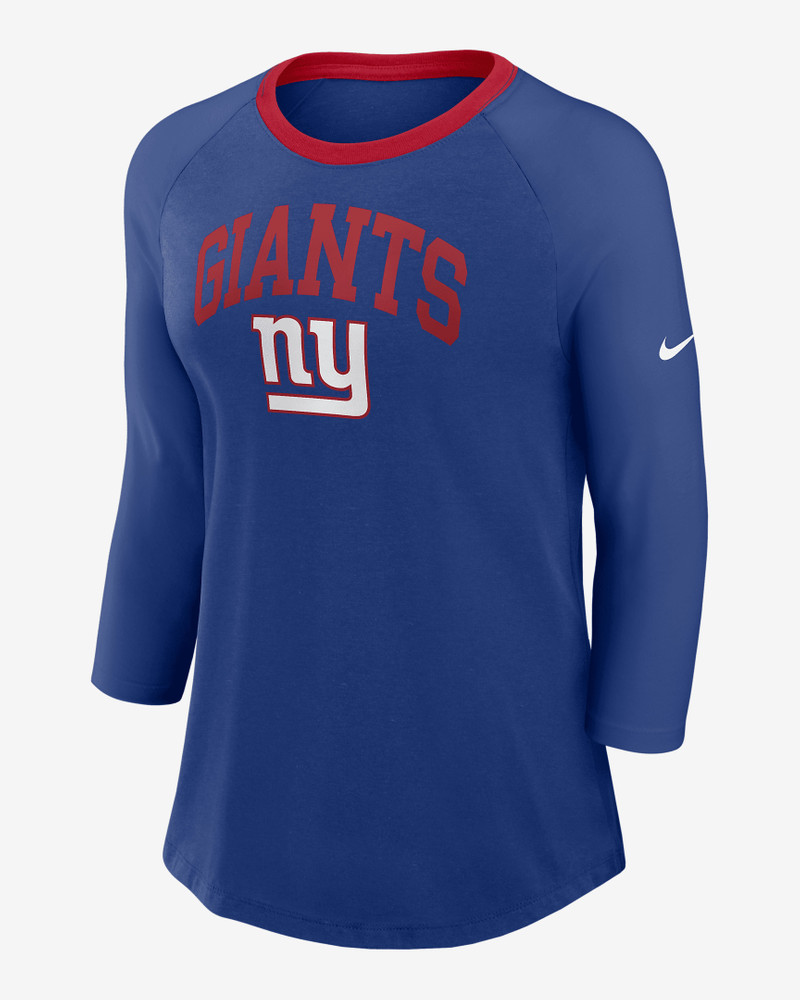 New York Giants Women's Nike NFL 3/4-Sleeve T-Shirt 1