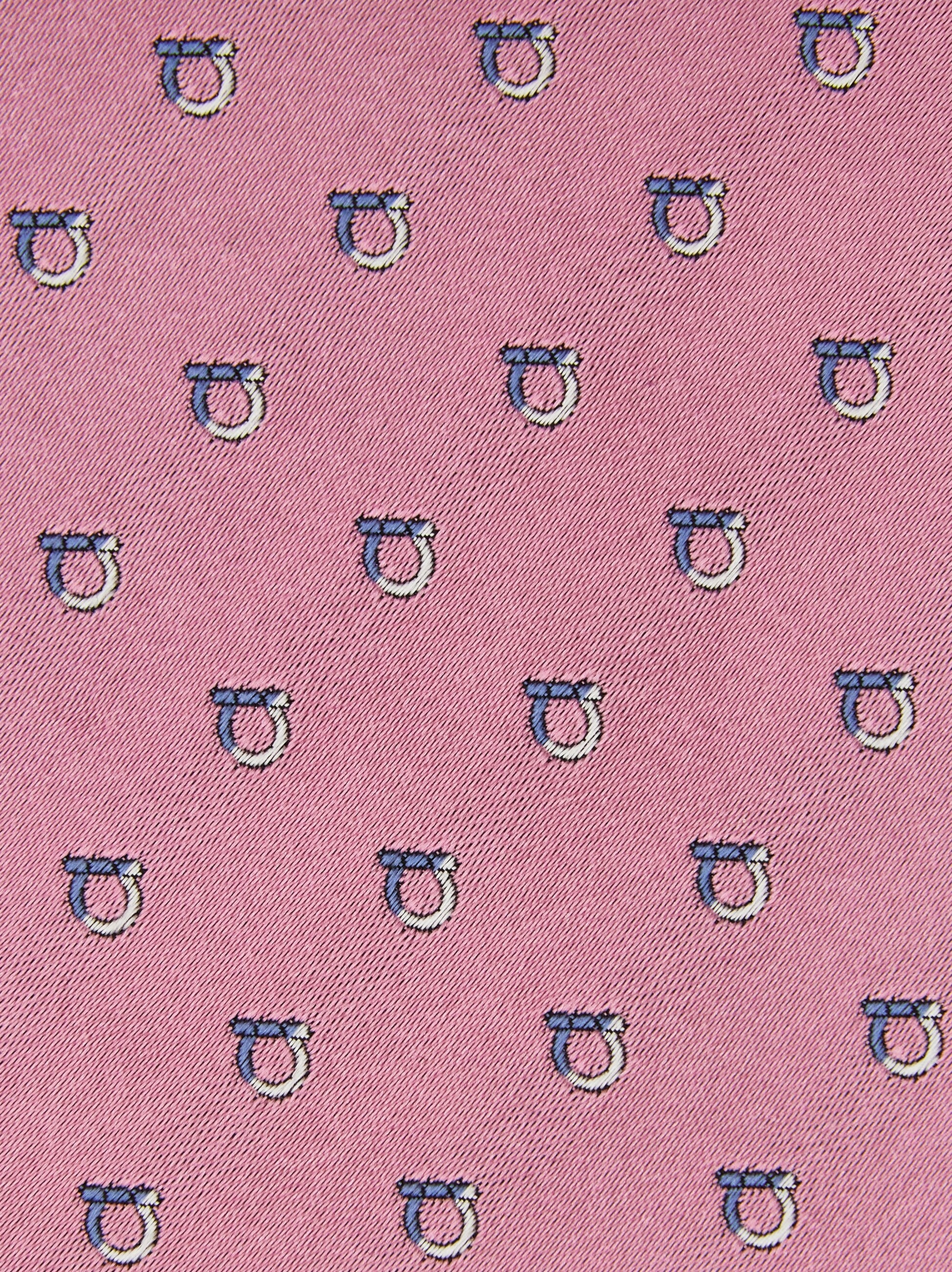 Two tone Gancini jacquard tie - 2