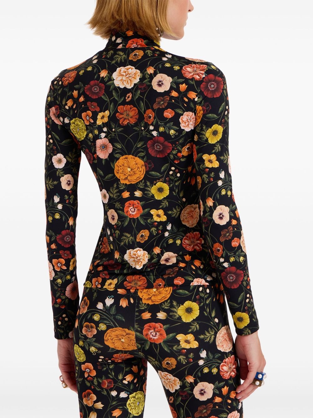 floral-print top - 3