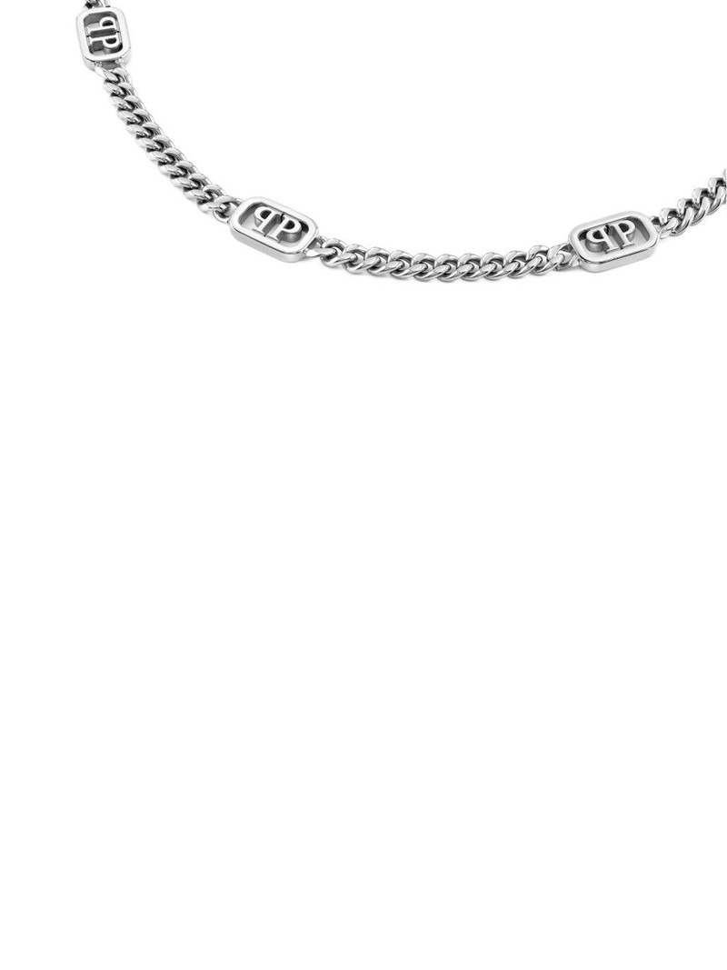 Lettering logo-chain necklace 3