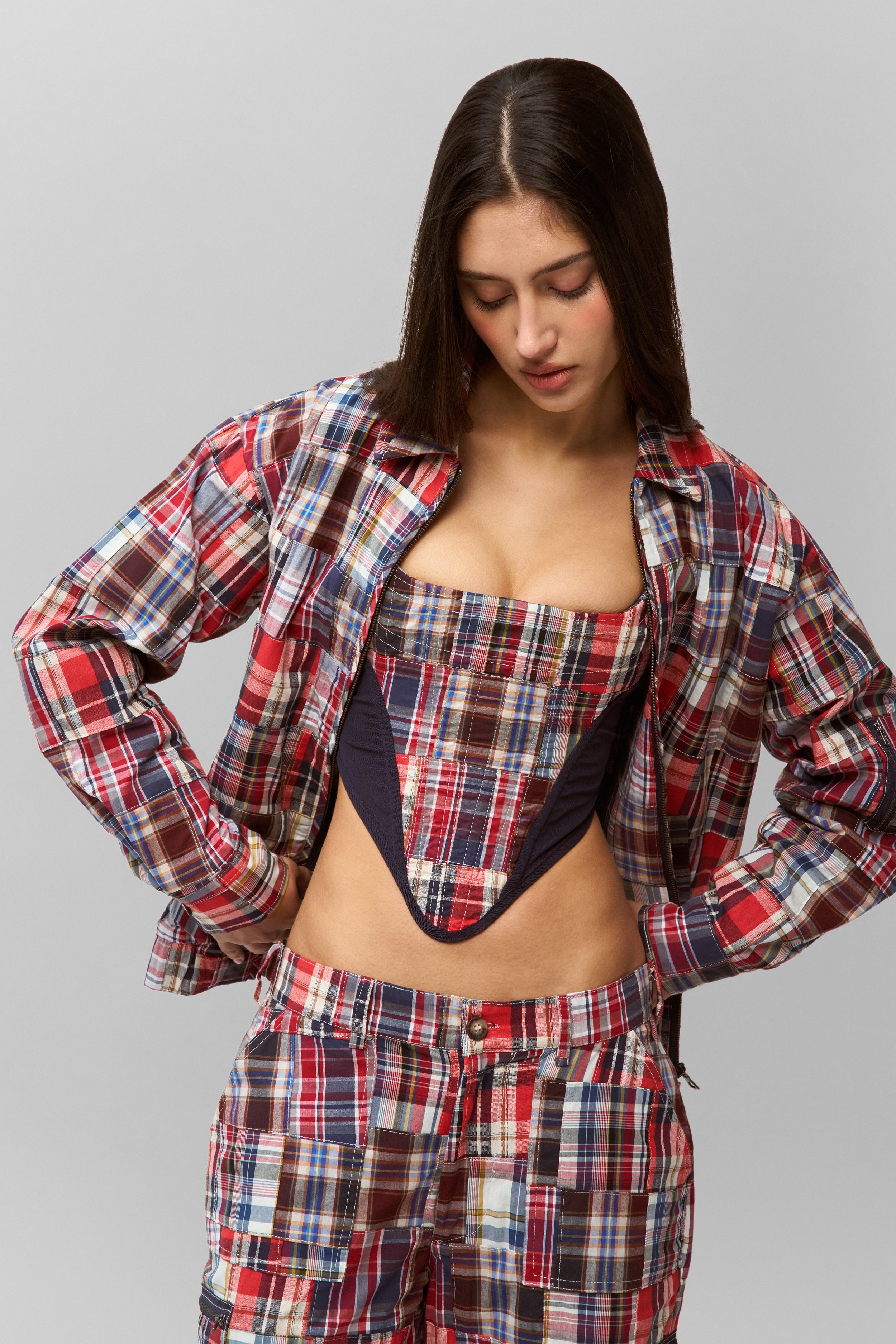 ADRIAN PATCHWORK BOMBER - 3