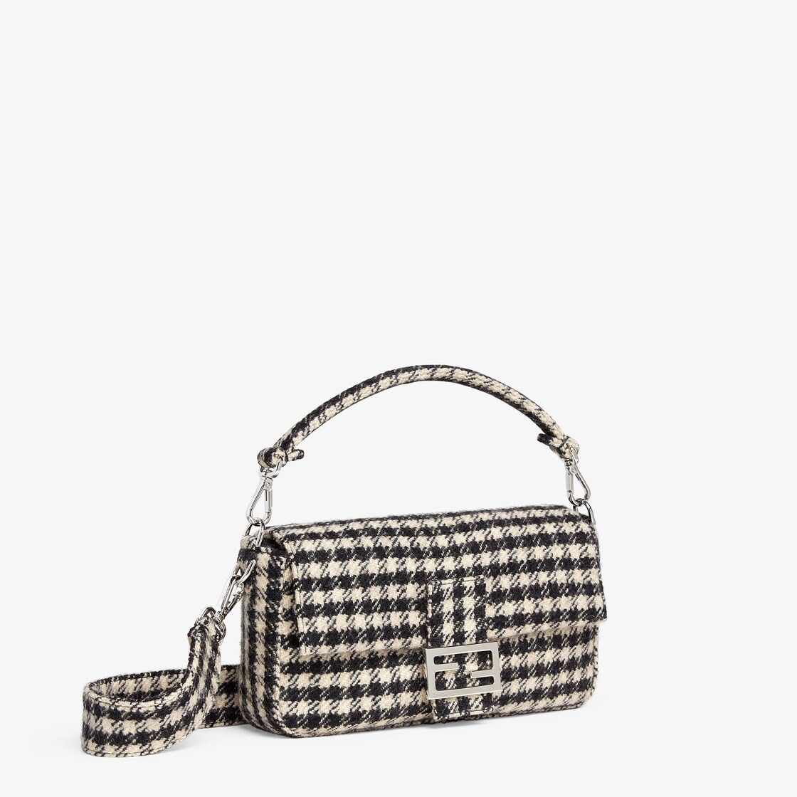 White and black fabric bag - 2